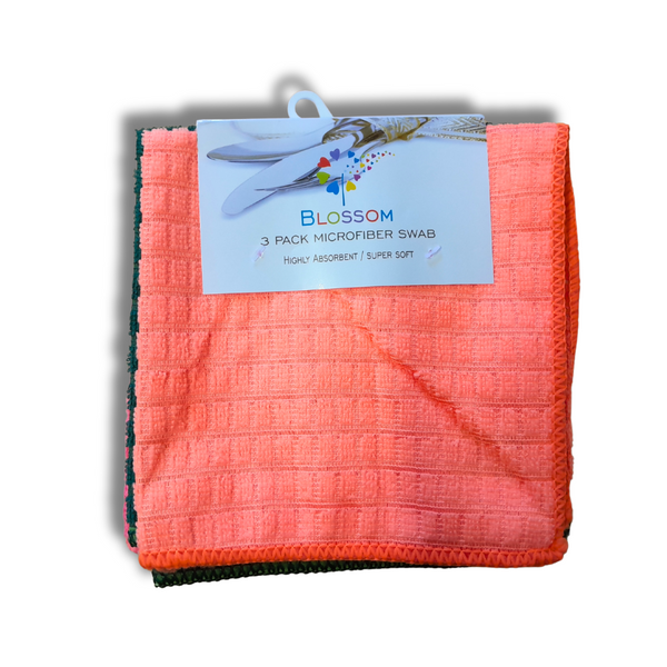 Blossom 3 Pack Microfiber Swab Set (35x35cm) REF#28