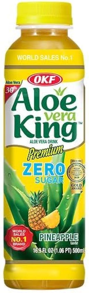 OKF Aloe Vera King Zero Sugar Pineapple Drink |BB:10.JUL.2026