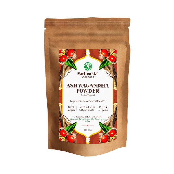 EarthVeda Ashwagandha Powder |BB:MAY.2027