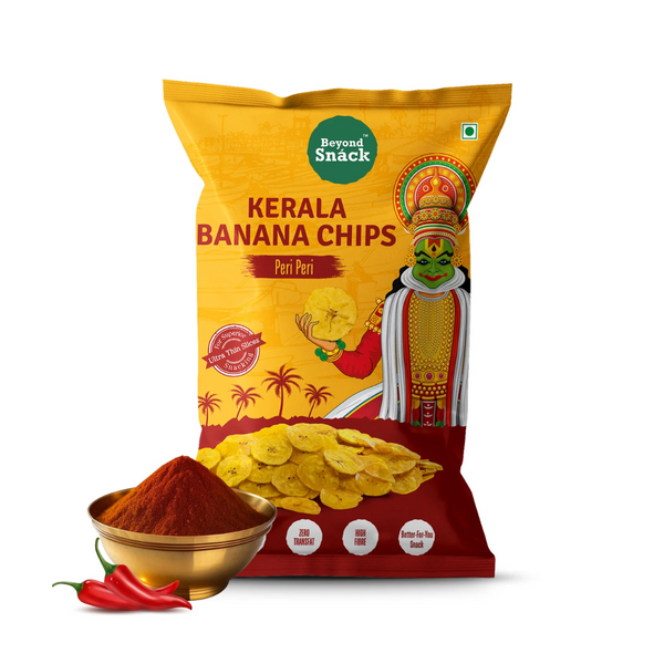 Beyond Snack's Kerala Banana chips Peri Peri 125g| BB:16/08/2025