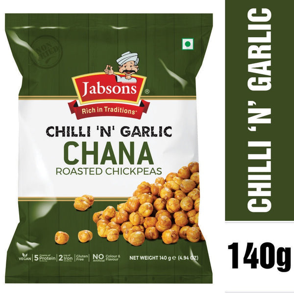 Jabsons Chilli N Garlic Chana / Roasted Chickpeas |BB:15.DEC.2025