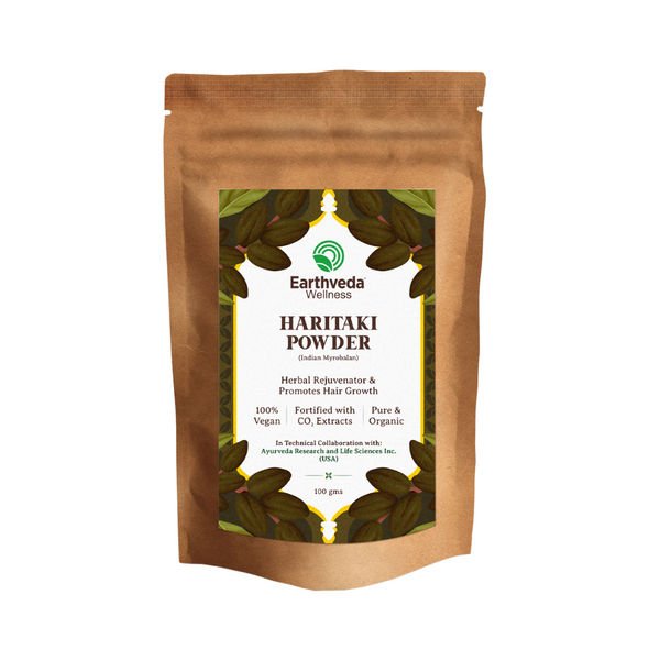 EarthVeda Harde (Haritaki) Powder|BB:MAY.2027