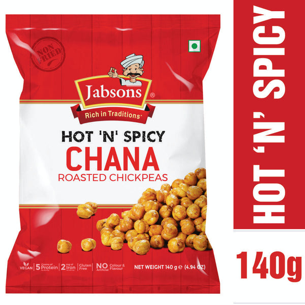 Jabsons Hot N Spicy Chana / Roasted Chickpeas |BB:15/12/2025