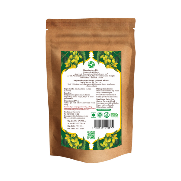 EarthVeda Neem Powder |BB:MAY.2027