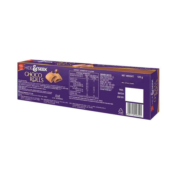 Parle Hide & Seek Choco Rolls 75g |BB:25.MAR.2025