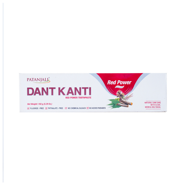 Patanjali Dant Kanti Red Power Toothpaste 150g |BB:21.MAY.2026