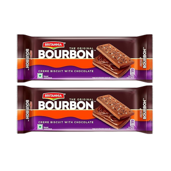 Britannia bourbon biscuits 60g 2 pack |BB:26.JAN.2026