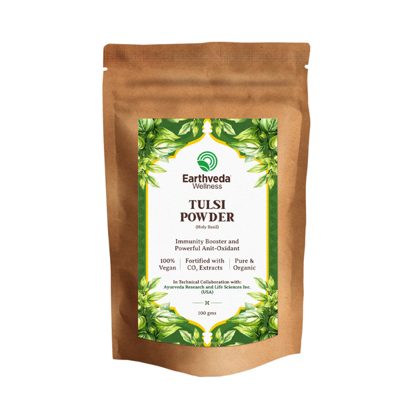 EarthVeda Tulsi (Basil) Powder|BB:MAY.2027