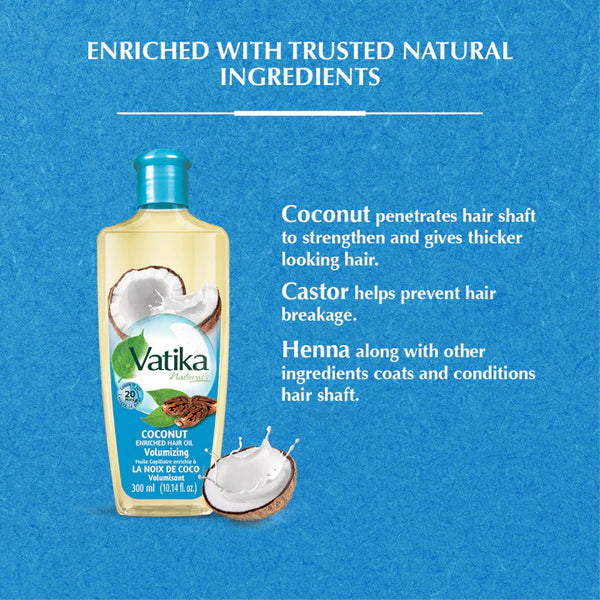 Dabur Vatika Coconut Hair Oil |BB:JAN.2027