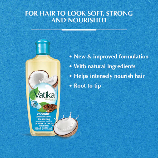 Dabur Vatika Coconut Hair Oil |BB:JAN.2027