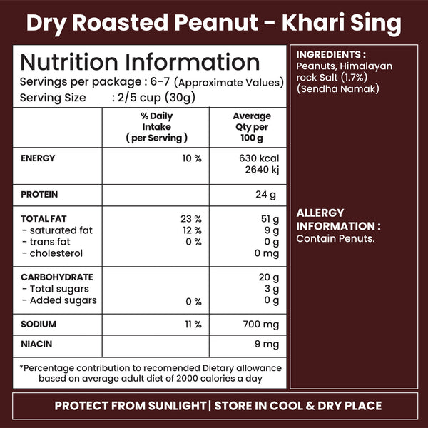 Jabsons Khari Sing - Dry Roasted Peanuts |BB:15.DEC.2025