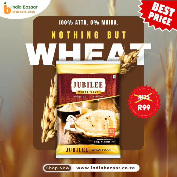 Jubilee Atta Wheat Flour 5kg |BB:17/10/2024