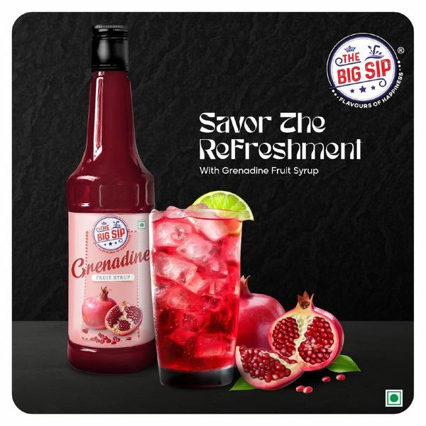 The Big Sip Grenadine Fruit Syrup 750ml