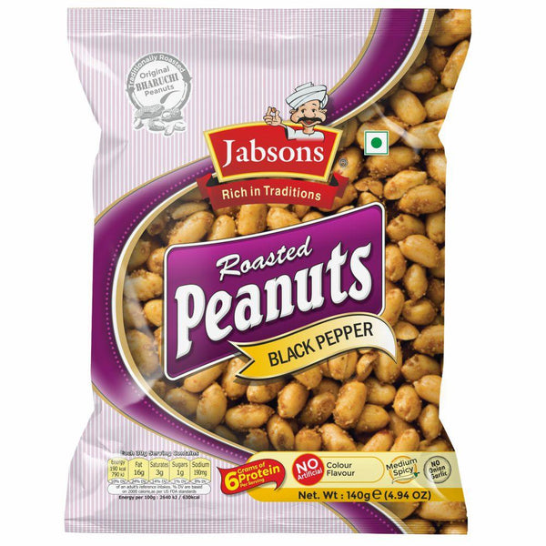 Jabsons Roasted Peanuts Black Pepper |BB:11/06/2025